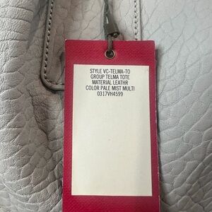 Vince Camuto Telma Tote in Gray and Red